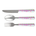 Harlequin & Peace Signs Cutlery Set (Personalized)