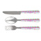 Harlequin & Peace Signs Cutlery Set (Personalized)
