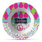 Harlequin & Peace Signs Microwave & Dishwasher Safe CP Plastic Bowl - Main