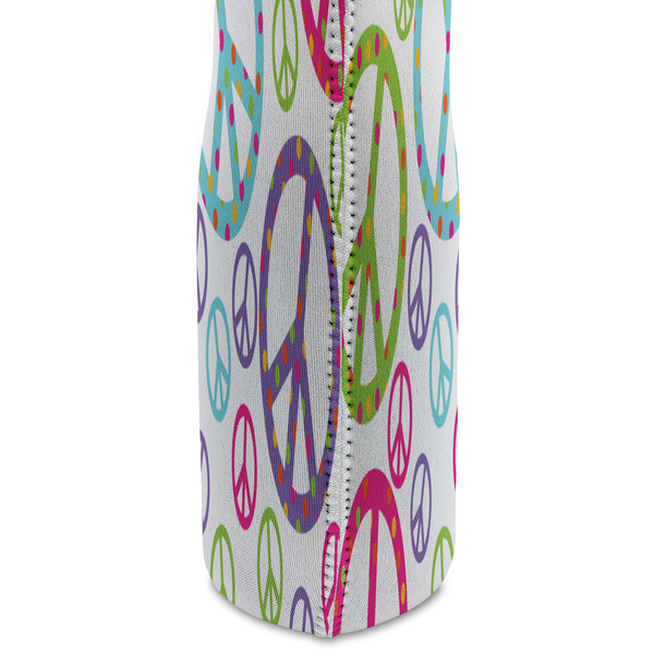 Harlequin & Peace Signs Double Wine Tote - DETAIL 2 (new)