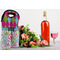 Harlequin & Peace Signs Double Wine Tote - LIFESTYLE (new)