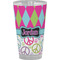 Harlequin & Peace Signs Pint Glass - Full Color (Personalized)