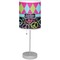 Harlequin & Peace Signs Drum Lampshade with base included