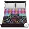 Harlequin & Peace Signs Duvet Cover - Full / Queen (Personalized)