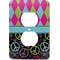 Harlequin & Peace Signs Electric Outlet Plate