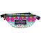 Harlequin & Peace Signs Fanny Pack - Front