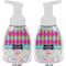 Harlequin & Peace Signs Foam Soap Bottle Approval - White