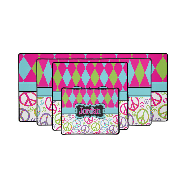 Harlequin & Peace Signs Gaming Mats - PARENT/MAIN
