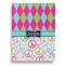 Harlequin & Peace Signs House Flags - Double Sided - FRONT