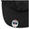 Harlequin & Peace Signs Golf Ball Marker Hat Clip - Main