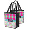 Harlequin & Peace Signs Grocery Bag (Personalized)