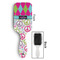 Harlequin & Peace Signs Hair Brush - Approval