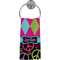 Harlequin & Peace Signs Hand Towel - Full Print (Personalized)
