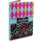 Harlequin & Peace Signs Hard Cover Journal - Main