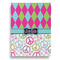 Harlequin & Peace Signs House Flags - Double Sided - BACK