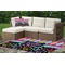 Harlequin & Peace Signs Outdoor Mat & Cushions