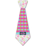 Harlequin & Peace Signs Iron On Tie - 4 Sizes w/ Name or Text