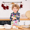 Harlequin & Peace Signs Kid's Aprons - Small - Lifestyle