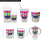 Harlequin & Peace Signs Kid's Drinkware - Customized & Personalized
