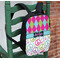 Harlequin & Peace Signs Kids Backpack - In Context
