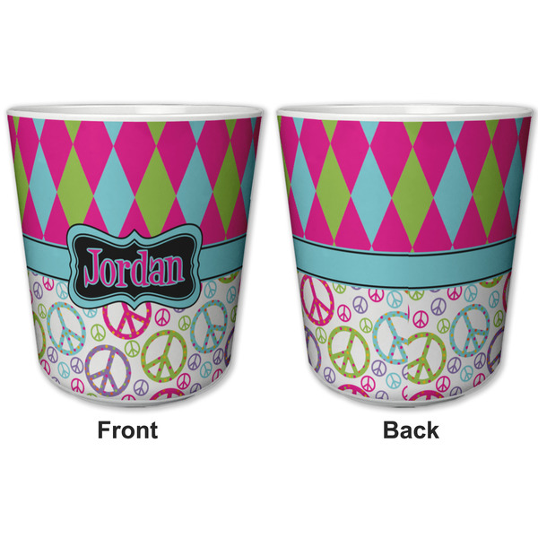 Harlequin & Peace Signs Kids Cup - APPROVAL