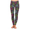 Harlequin & Peace Signs Ladies Leggings - Extra Large