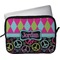 Harlequin & Peace Signs Laptop Sleeve (13" x 10")