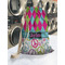 Harlequin & Peace Signs Laundry Bag in Laundromat