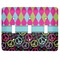 Harlequin & Peace Signs Light Switch Cover (3 Toggle Plate)