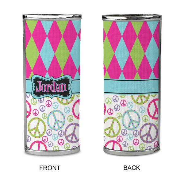 Harlequin & Peace Signs Lighter Case - APPROVAL