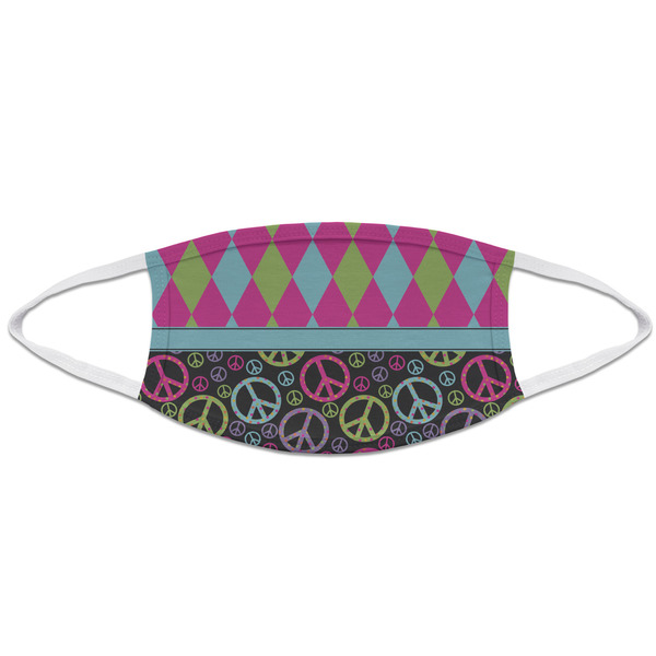 Harlequin & Peace Signs Mask2