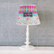 Harlequin & Peace Signs Poly Film Empire Lampshade - Lifestyle