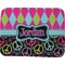 Harlequin & Peace Signs Memory Foam Bath Mat - 48"x36" (Personalized)