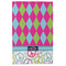 Harlequin & Peace Signs Microfiber Dish Towel - APPROVAL