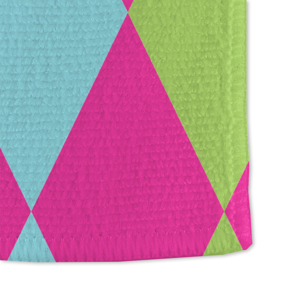 Harlequin & Peace Signs Microfiber Dish Towel - DETAIL