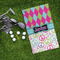 Harlequin & Peace Signs Microfiber Golf Towels - LIFESTYLE