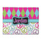 Harlequin & Peace Signs Microfiber Screen Cleaner - Front