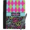 Harlequin & Peace Signs Notebook Padfolio