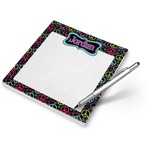 Harlequin & Peace Signs Notepad (Personalized)