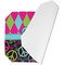 Harlequin & Peace Signs Octagon Placemat - Single front (folded)