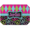 Harlequin & Peace Signs Octagon Placemat - Single front