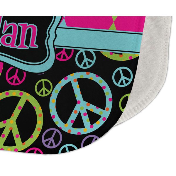 Harlequin & Peace Signs Old Burp Detail