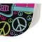 Harlequin & Peace Signs Old Burp Detail