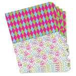Harlequin & Peace Signs Binder Tab Divider - Set of 5 (Personalized)