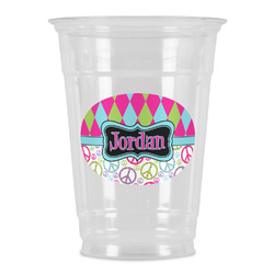 Harlequin & Peace Signs Party Cups - 16oz (Personalized)