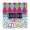 Harlequin & Peace Signs Party Favor Gift Bag - Gloss - Front
