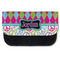 Harlequin & Peace Signs Pencil Case - Front