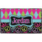 Harlequin & Peace Signs Door Mat - 60"x36" (Personalized)
