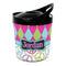 Harlequin & Peace Signs Personalized Plastic Ice Bucket