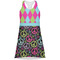 Harlequin & Peace Signs Racerback Dress - Front